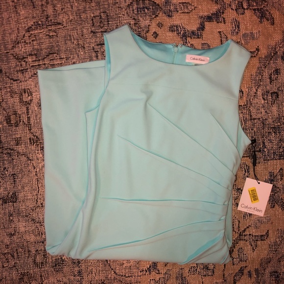 Calvin Klein Sea Mint Blue Dress - 2 - Picture 3 of 6